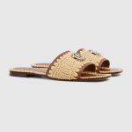Gucci Women’s slide sandal with Double G - Image 6